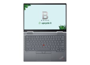 ThinkPad X1 Yoga G6 i5-1135G7 Hybrid (2-i-1) 14" Touchskærm 16 GB RAM 256 GB SSD Windows 11 Pro Nordisk Space Grey - Sølv stand
