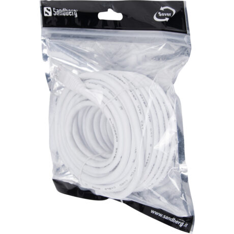 Sandberg Saver UTP Cat6 - 10m - Hvid - 10 meter