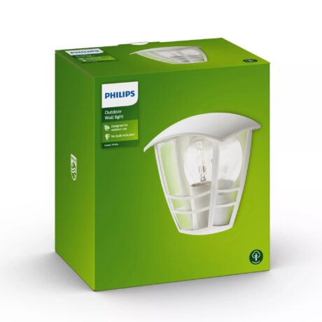 Philips Creek udendørs lampe, hvid