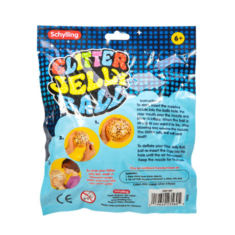 Schylling Jumbo Glitter Jelly Ball (Assorted)