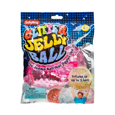 Schylling Jumbo Glitter Jelly Ball (Assorted)