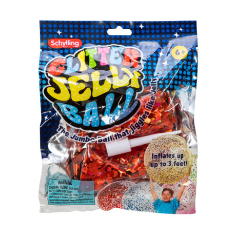 Schylling Jumbo Glitter Jelly Ball (Assorted)