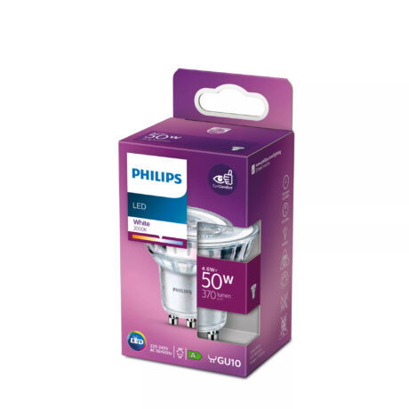 Philips LED pære Classic Spot 4.6W/830 (50W) 36° GU10