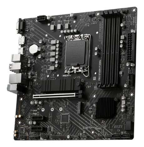 MSI PRO B760M-P DDR4 Bundkort - Intel B760 - Intel LGA1700 socket - DDR4 RAM - Micro-ATX