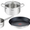 Tefal Cook eat Set 4 pcs Stainless steel