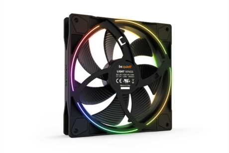be quiet! LIGHT WINGS 140mm PWM - triple pack - Kabinet køler - 140mm - Sort med RGB LED lys - 23 dBA