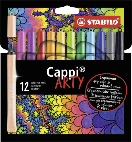 STABILO CAPPI, Arty sæt med 12 penne