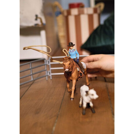 Schleich Cowgirl Team Sjov med Lasso