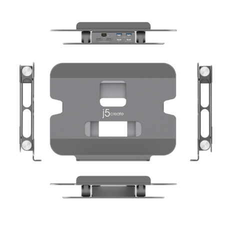 j5create Multi-Angle Dual HDMI Docking Stand (with Ethernet)