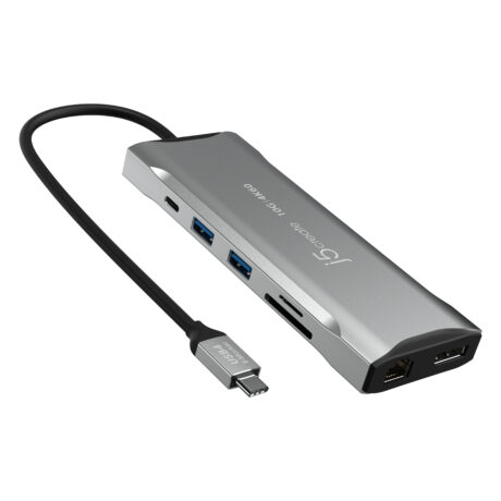 j5create 11-in-1 USB-C Triple-Monitor Dock (with Ethernet and 100W PD)