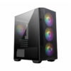 MSI MAG FORGE M100R - Kabinet - Tower - Sort