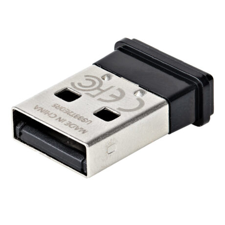 StarTech.com USB Bluetooth 5.0 Adapter USB Bluetooth Dongle Receiver Range Up to 10M