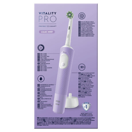 Oral-B Eltandbørste Vitality Pro Lilla + ekstra tandbørstehoved