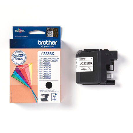 Brother LC223BK - LC 223BK Black Ink - Blækpatron Sort