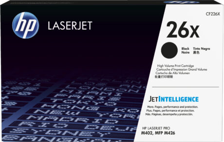 HP 26X - CF226X High Capacity Black Toner - Lasertoner Sort