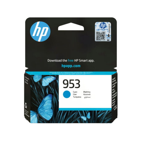 HP 953 - F6U12AE Cyan Ink - Blækpatron Cyan