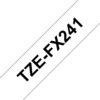 Brother TZEFX241 - Black on white Roll (1.8 cm x 8 m)