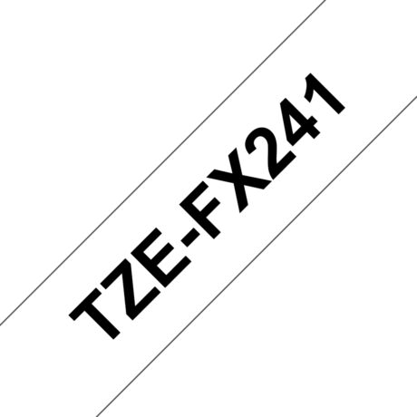 Brother TZEFX241 - Black on white Roll (1.8 cm x 8 m)