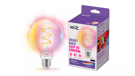 WiZ Filament Globe G95 6,3W RGB E27, klar