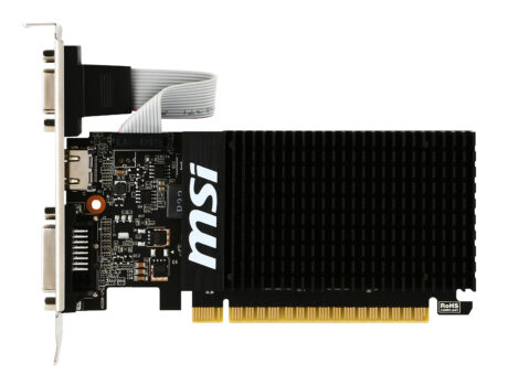 MSI GeForce GT 710 Silent - 2GB GDDR3 RAM - Grafikkort