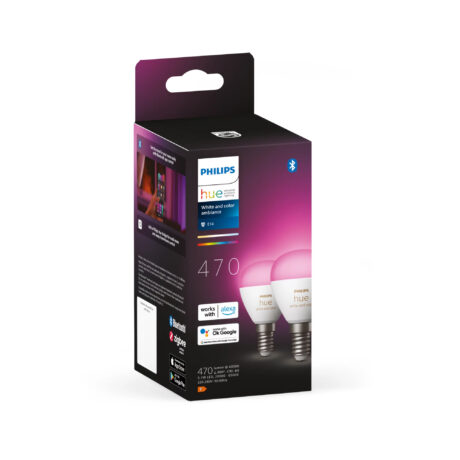 Philips HueWCA 4.3W Luster E14 2 Pack