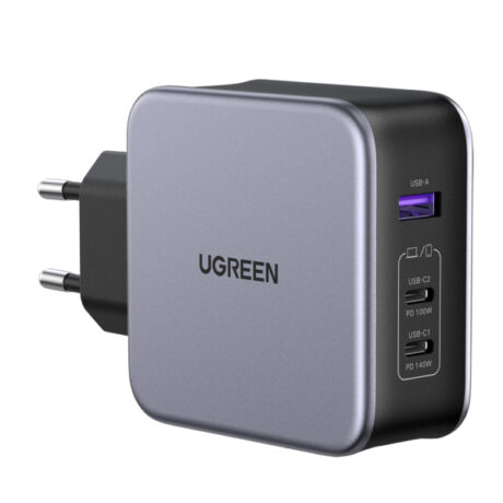 UGREEN Nexode GaN 140W Triple USB Charger - Black