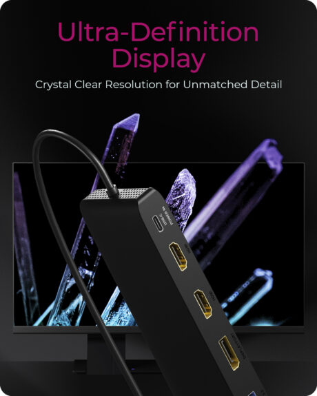 RaidSonic ICY BOX 11-in-1 Mobile with Triple Video Output
