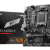 MSI PRO A620M-E Bundkort - AMD A620 - AMD AM5 socket - DDR5 RAM - Micro-ATX