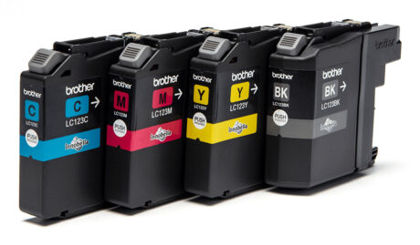 Brother LC123VALBP - LC 123VALBP 4-Pack High Capacity - Blækpatron Cyan