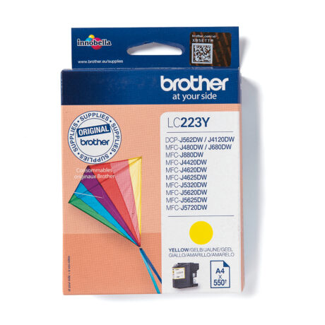Brother LC223Y - LC 223Y Yellow Ink - Blækpatron Gul