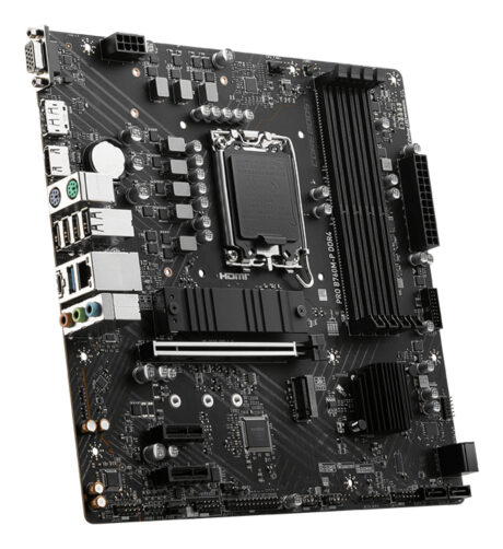MSI PRO B760M-P DDR4 Bundkort - Intel B760 - Intel LGA1700 socket - DDR4 RAM - Micro-ATX