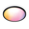 WiZ SuperSlim loftslampe 22W 2700-6500K RGB, sort