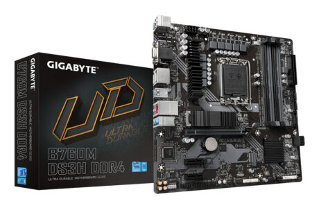 GIGABYTE B760M DS3H DDR4 Bundkort - Intel B760 - Intel LGA1700 socket - DDR4 RAM - Micro-ATX
