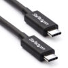 StarTech.com Thunderbolt 3 (20Gbps) USB C Cable - Black - 2m