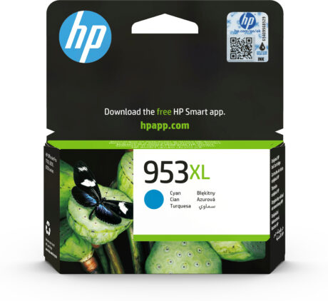 HP 953XL - F6U16AE High Capacity - Blækpatron Cyan