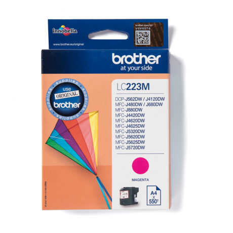 Brother LC223M - LC 223M Magenta Ink - Blækpatron Magenta