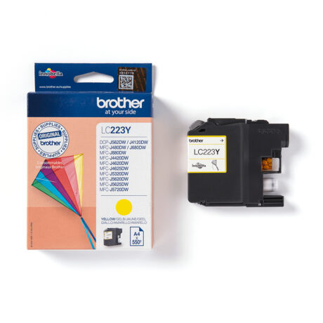 Brother LC223Y - LC 223Y Yellow Ink - Blækpatron Gul
