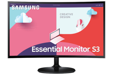 Samsung 24" Essential S3 - 1920x1080 (FHD) - 75Hz - VA - Curved