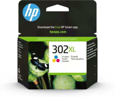 HP 302XL - F6U67AE Tri-Color - Blækpatron Dye-based tricolor