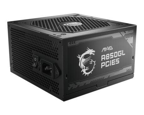 MSI MAG A850GL PCIE5 Strømforsyning - 850 Watt - 120 mm - ATX 3.0 - 80 Plus Gold certified