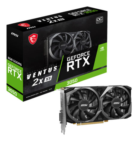 MSI GeForce RTX 3050 VENTUS 2X - 8GB GDDR6 RAM - Grafikkort