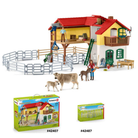 Schleich Farm World Kvæghegn