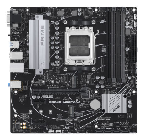 ASUS PRIME A620M-A-CSM Bundkort - AMD A620 - AMD AM5 socket - DDR5 RAM - Micro-ATX