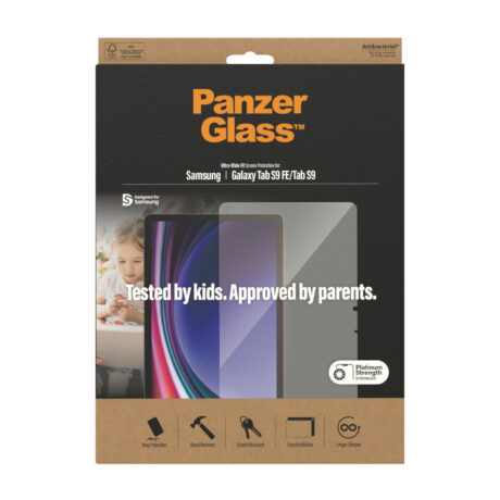 PanzerGlass Screen Protector Samsung Galaxy Tab S9 FE - S9 - Ultra-Wide Fit