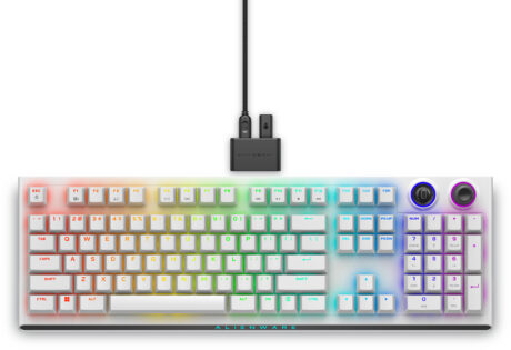 Dell Alienware Tri-Mode AW920K - Gaming Tastatur - Amerikansk engelsk - Hvid