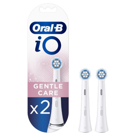 Oral-B Tandbørstehoveder iO Gentle Care - Hvid - 2 Stk.