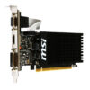 MSI GeForce GT 710 Silent - 2GB GDDR3 RAM - Grafikkort