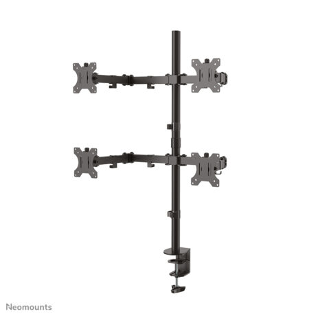 Neomounts FPMA-D550D4 mounting kit - full-motion - for 4 flat panels - black