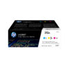 HP 312A - CF440AM Tri-Pack (Yellow Cyan Magenta) - Lasertoner Cyan