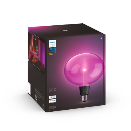 Philips Hue - LED light bulb - shape: elliptical - E27 - 6.5 W - 16 million colours - 2000-6500 K
